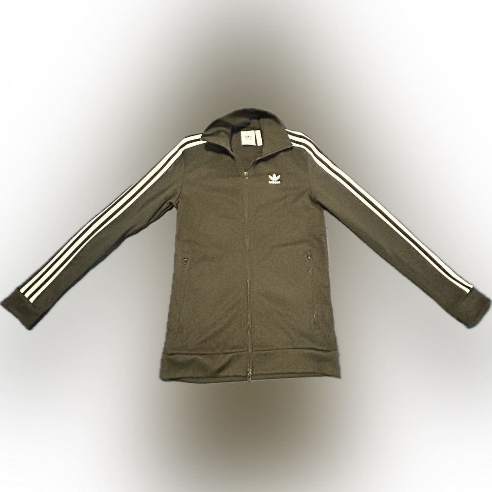 ADIDAS ORIGINALS MEN'S FIREBIRD TRACK TOP JACKET BLACK WHITE TREFOIL Small